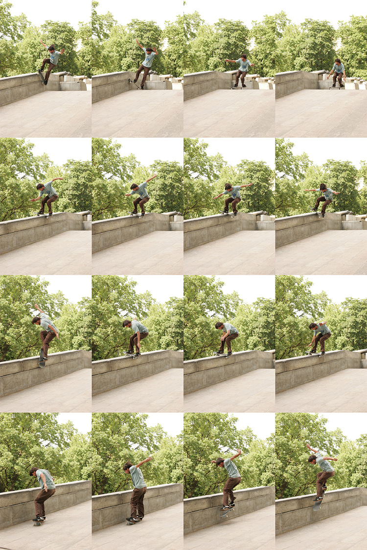 ��� �������� (Louie Barletta) -- wallride to bs boardslide pop out to fakie